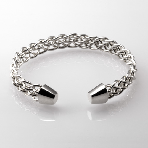 Six Strand Cuff Bracelet by Tamberlaine Maine jeweler