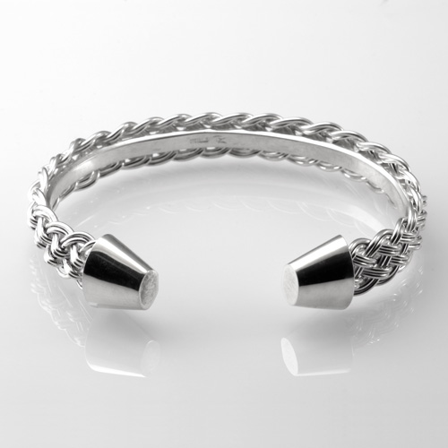 Twelve Strand Cuff Bracelet by Tamberlaine Maine jeweler